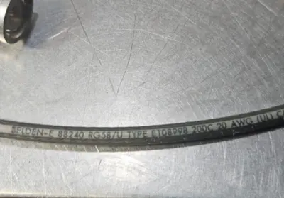 Belden-e 88240 RG58/U Type E108998 200C (32") w/ Amphenol 82-5375 loc5C23