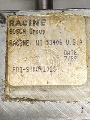 USED RACINE DANA BOSCH FD3-STKD-102S