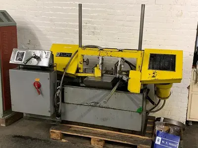 4466-600 W.F. Wells 9″ x 18″ W-9 Double Column Horizontal Band Saw / Series 1- Hydraulic Control