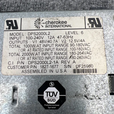 Used Cherokee International DPS2000L2 Power Supplies California US | Davliegogo LLC #1706315