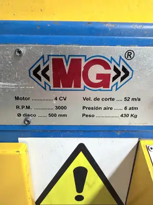 Tronzadoras MG TL 500 A Aluminium Upstroking Saw