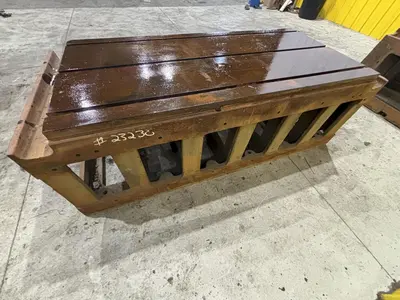 32" X 65" T SLOTTED DRILL BOX SETUP STEEL TABLE: STOCK #23230