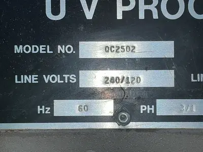 Used RPC INDUSTRIES QC2502 UV Dryers Ohio US | HGR 24 #1547103