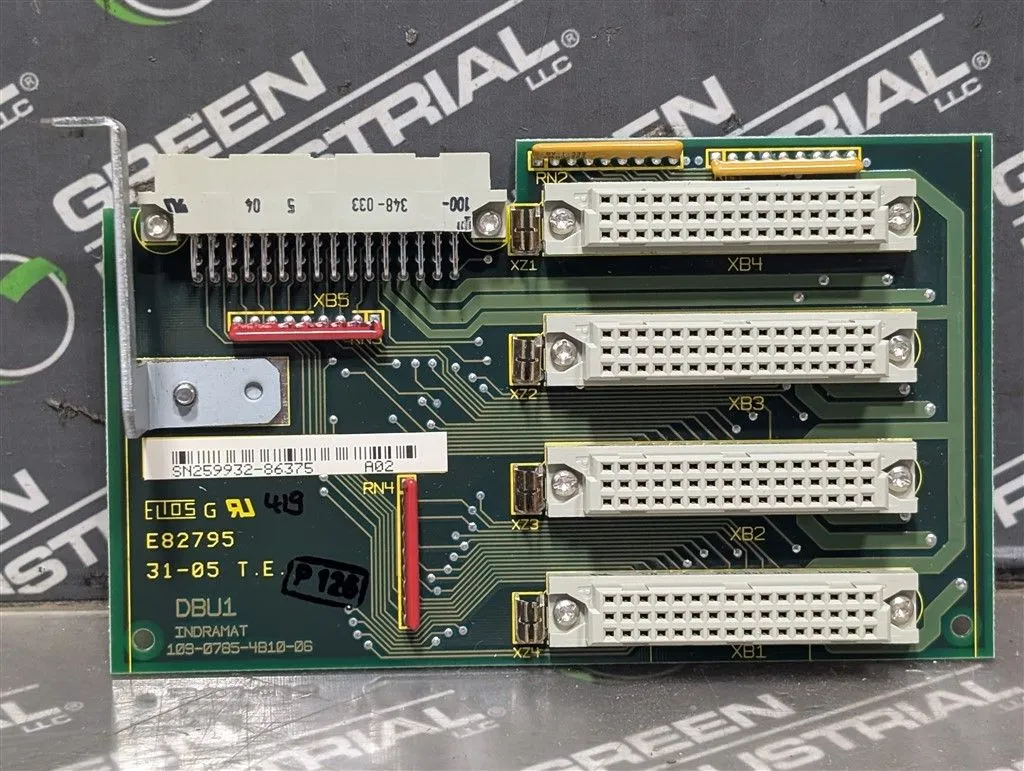 Indramat DBU1 Servo Interface Board 109-0785-4B10-06 / 109-0785-4A10-06 Used