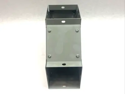 USED NVENT HOFFMAN WIREWAY T-SHAPE 4" X 4"  STEEL GRAY