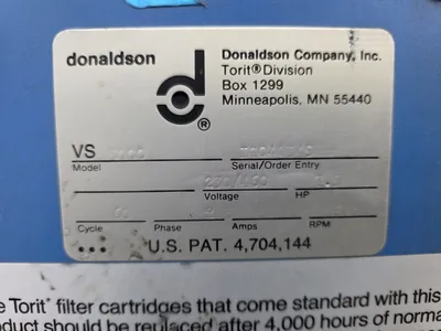 Used DONALDSON VIBRA SHAKE VS3000 Dust Collectors Georgia US | The Equipment Hub #1485534