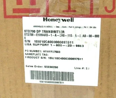 NEW HONEYWELL STD730-E1HN4AS-1-A-CH0-11S-A-20A0-00-0000 TRANSMITTER STD700
