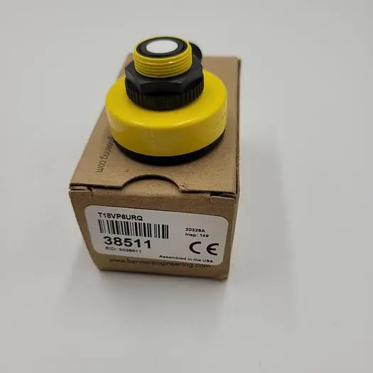 New | in-Stock BANNER BANNER ENGINEERING T18VP6URQ ULTRASONIC PROXIMITY SENSOR, 18 MM, CYLINDRICAL, 0.6M, PNP, M12, T18 Proximity Sensors | ND Industrial Surplus #1225595