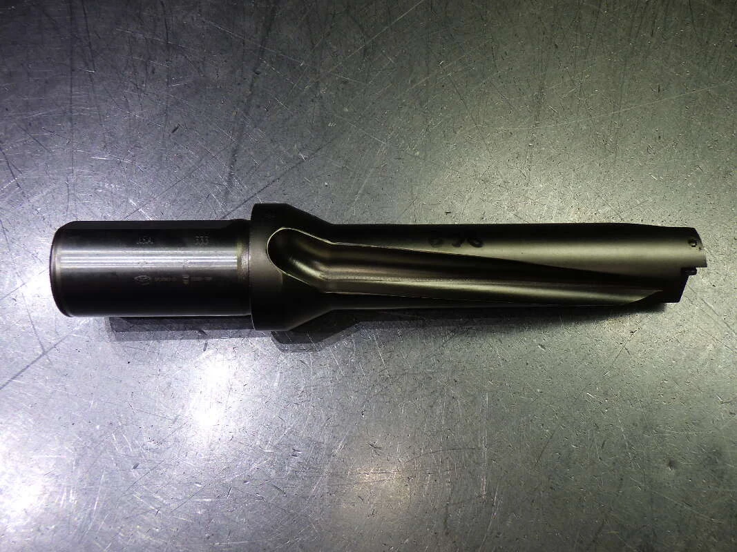 SECO 1.125" Coolant Thru 4xD Drill 1.25" Shank SD504-1125-450-1250R7 (LOC334)