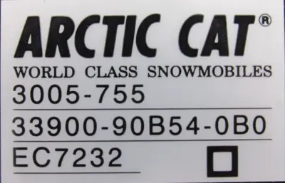 NEW ARCTIC CAT 3005-755 ECU 3005755
