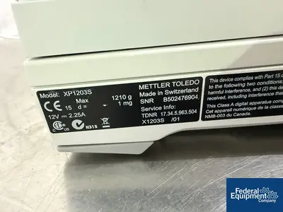 Used Mettler Toledo _UNKNOWN_ Scales Ohio US | Federal Equipment Company #1370892