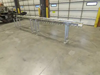 QC Industries 17' Automation Indexing Conveyor 2" Modular Cleated Timing Belt