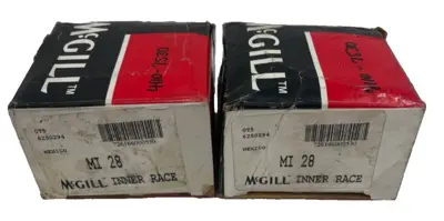 NEW LOT OF 2 MCGILL MI 28 INNER RACE BEARING MI28