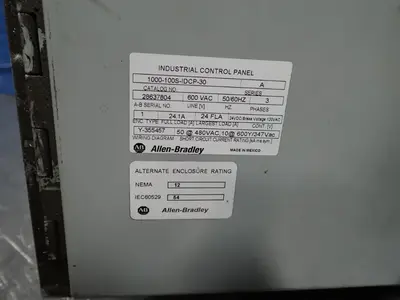 Rockwell Automation Industrial Control Panel