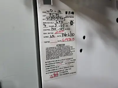 2hp, 600V, 7A, FVNR Starter, Size 1