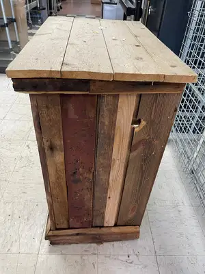 Used Falcon Restaurant Supply Used Rustic Reclaimed Look Waiter/POS Stand Restaurant Equipment (Miscellaneous) Illinois US | Falcon Restaurant Supply #1376230