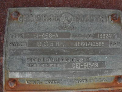 USED GENERAL ELECTRIC SI-458