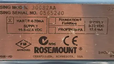 USED Rosemount 300S2AA HART