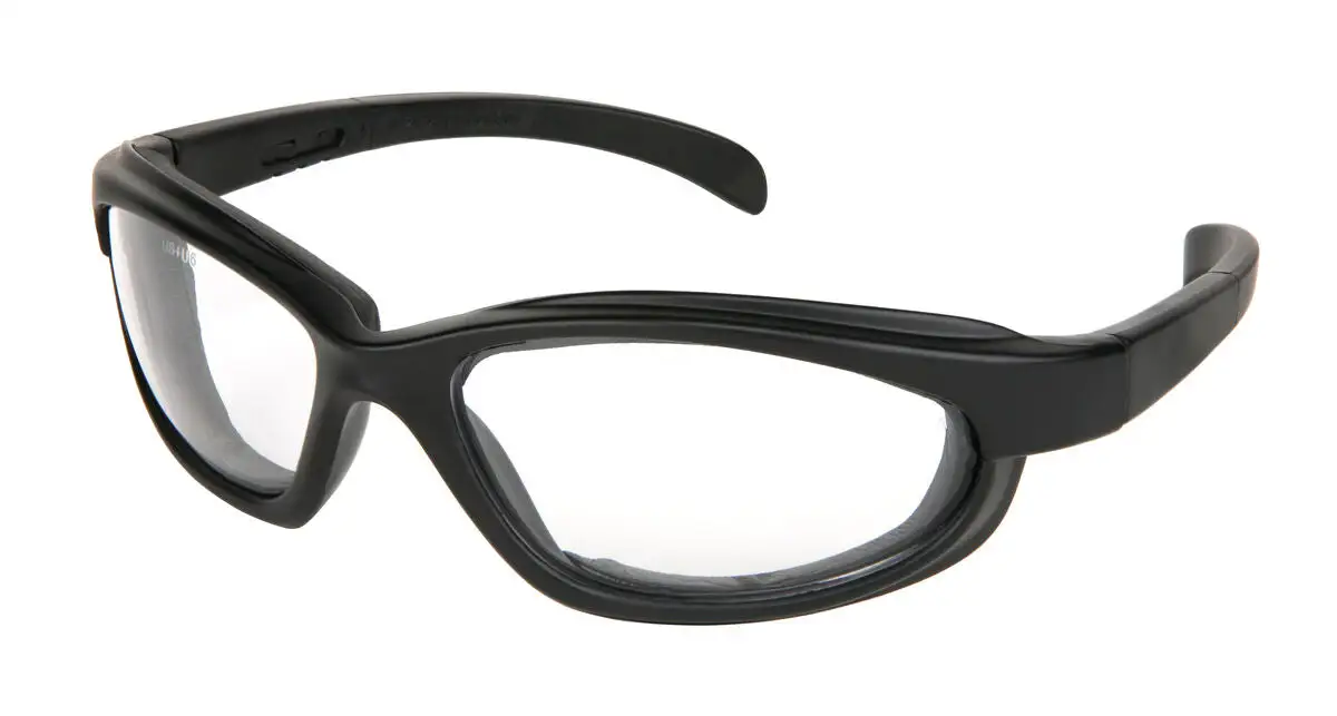 MCR Safety Pantera Black Frame, Clear AF Lens PN110AF