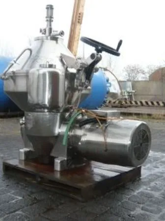 KMA Artern SMBZ/1 self-cleaning milk separator, 316SS.