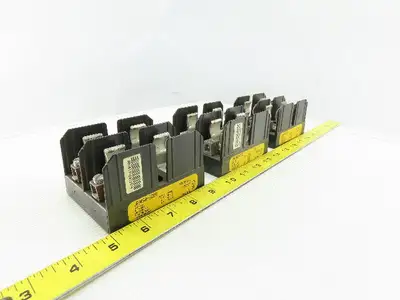 Buss J60060-2COR 600V 60A 2P Class J Fuse Holder Lot of 3