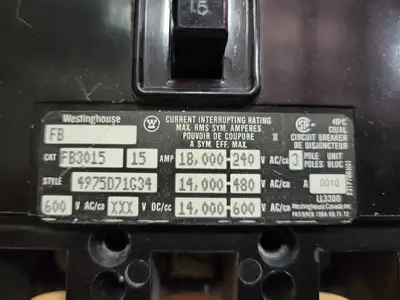 USED WESTINGHOUSE FB3015