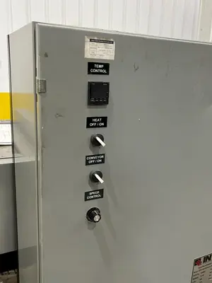 540 DEGREE X 24" W X 8" H INTEK ELECTRIC MESH CONVEYOR TYPE INFRARED OVEN, NEW IN 2020: STOCK #23213