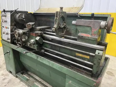 13" X 40" ENCO MODEL #1340 GAP BED ENGINE LATHE, 1.375" HOLE: STOCK #20717