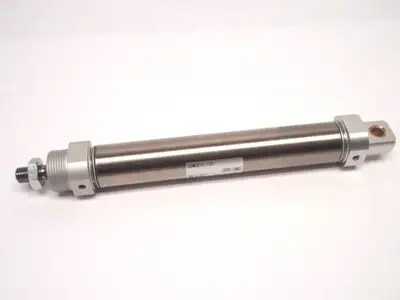 USED SMC SHORT SW CAP CM2/CM3 ROUND BODY PNEUMATIC CYLINDER
