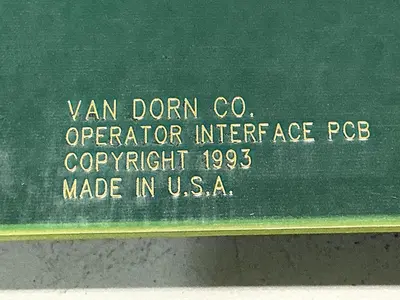 USED VAN DORN 330034 REV-C