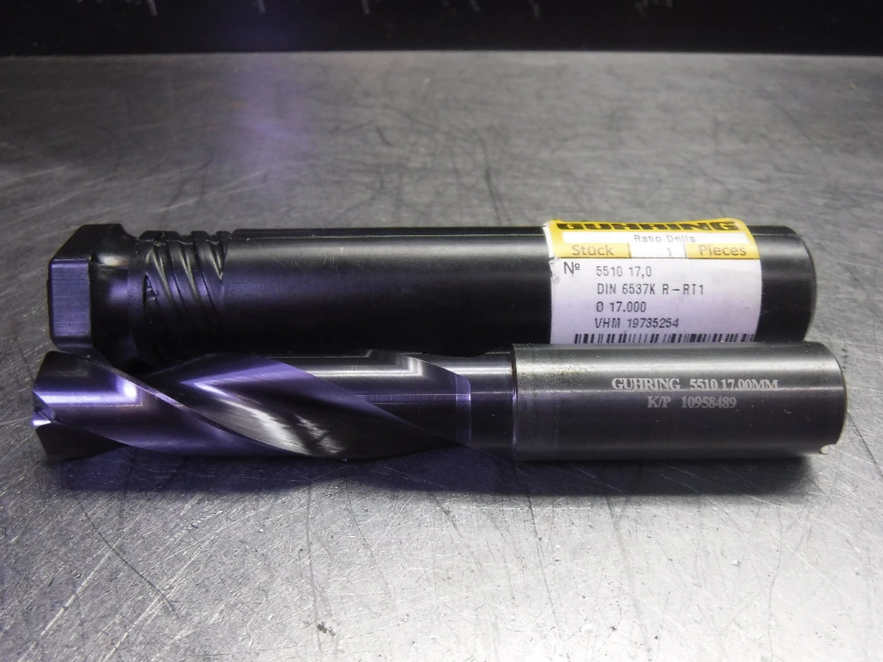 Guhring 17mm Solid Carbide Drill Coolant Thru 2 Flute 5510 17,0 (LOC1098A)