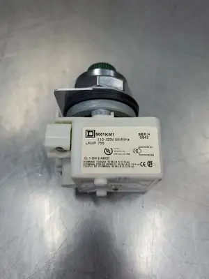USED Square D 9001KM1 Green Light Series H Module, 110/120V, 50/60Hz