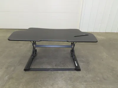 Mount-It! Sit Stand Desk XL 48" Wide Approx. 12" Infinitely Adjustable Height
