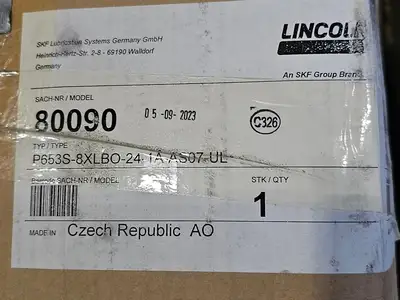 USED LINCOLN P653S-8XLBO-24-1A-AS07-UL