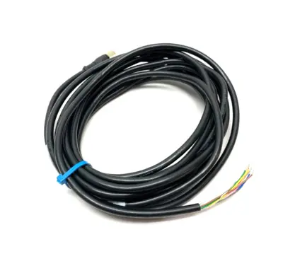 USED BANNER ENGINEERING SINGLE ENDED CORDSET M12 8-PIN STRAIGHT TO PIGTAIL