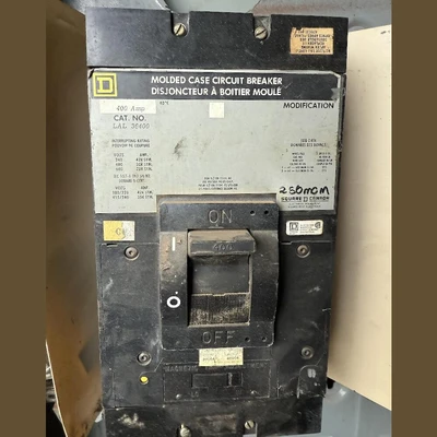 Square D 400 Amp Breaker and Enclosure