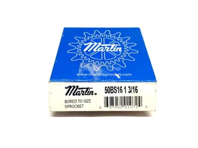USED MARTIN BORED TO SIZE SPROCKET 16-TOOTH 1-3/16" KEYED