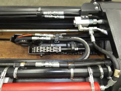 Hyster E80XN Forklift Mast Class IV 2 Stage 4 Lever 144.7" Lift 7000lb READ