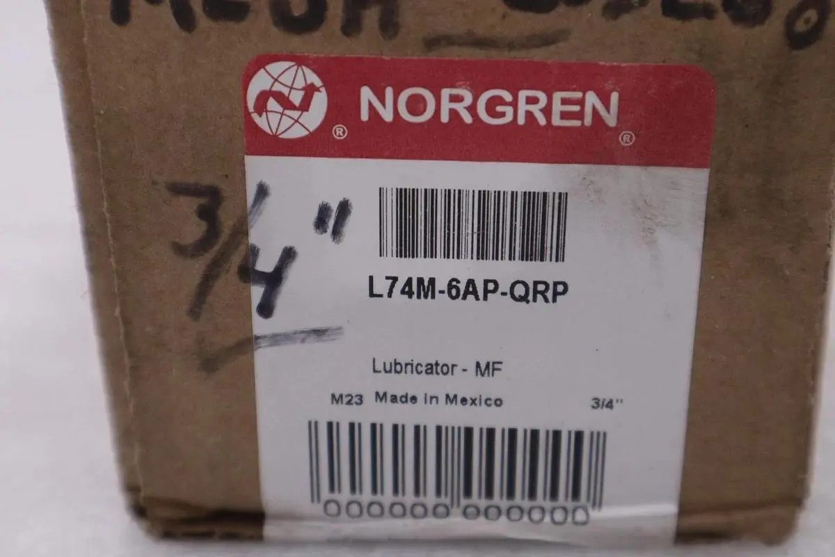 NORGREN LUBRICATOR L74M-6AP-QRP 3/4" - STOCK GF471