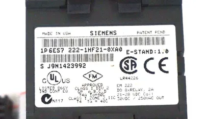 USED SIEMENS 6ES7-222-1HF21-0XA0 OUTPUT MODULE 6ES72221HF210XA0