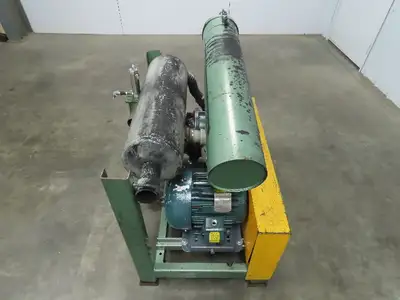 Vac-U-Max 5 Hp. Sutorbilt Fuller 4MVF Pneumatic Conveying Transfer Vacuum Blower