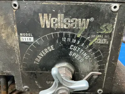 Used WELLSAW 1118 Horizontal Band Saws Ohio US | HGR 24 #1229628