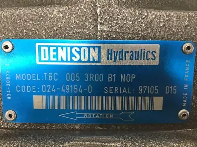 USED DENISON HYDRAULICS T6C 005 3R00 B1 N0P