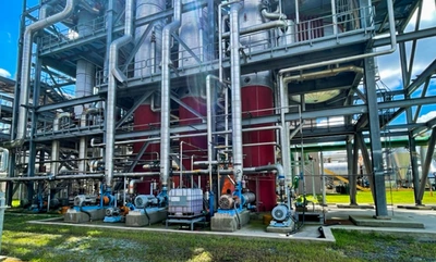 Evaporator System Quadruple Effect
