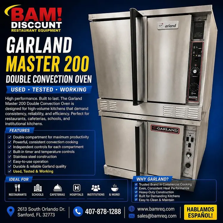 Used GARLAND MCO - ES - 10S Electric Ovens Florida US | BAM Discount Restaurant Equipment #1321501