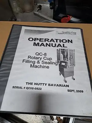 Quality Cup model QC-8 Rotary Cup Filler & Sealer