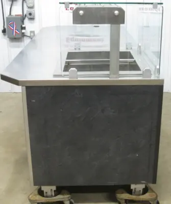 124-0067 Amtekco 8′ Hot Food Merchandiser and Undercounter Cooler-2019