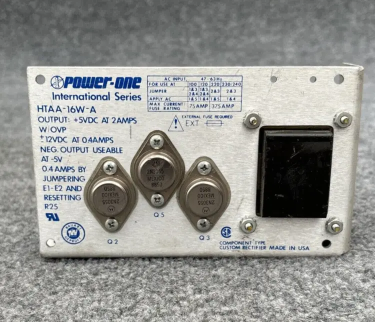 Used Power-One, Condor HTAA-16W-A Linear Power Supplies California US | Davliegogo LLC #1708151