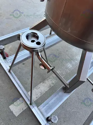 Unknown Brand 300 Liter Mixing Tank w/ Lenze 3 Phase Motor, Impeller