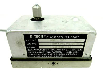 USED K-TRON 3031 LOAD CELL 2 VDC PER 2 LB